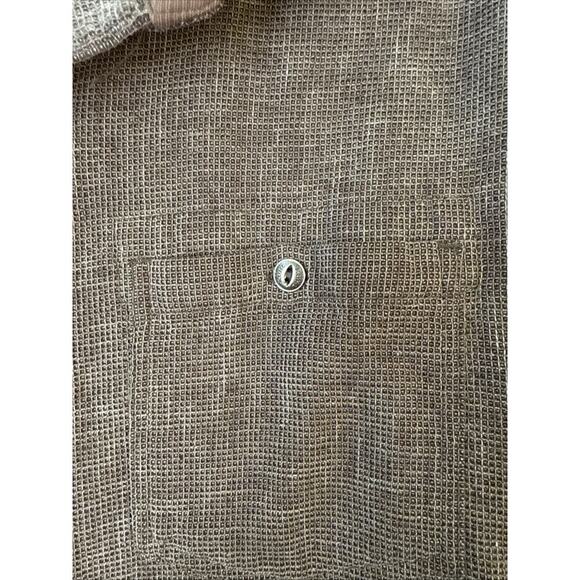 KÜHL 5 Panel Russet Brown Soft Waffle Textured Button Down Shirt Men’s S - Picture 4 of 13